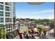 Relaxing balcony with city views and comfortable seating at 1820 Peachtree Nw St # 607, Atlanta, GA 30309