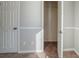 Open closet with wire shelving in a bright bedroom at 540 Lakecourt Dr, Mcdonough, GA 30253