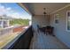 Back deck offers an area for outdoor dining and views of the backyard at 1202 Ida Woods Ln, Lawrenceville, GA 30045