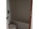 Clean bathroom with a bathtub and toilet at 1604 Pine Tree Trl, Atlanta, GA 30349