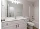 Clean bathroom, featuring a white vanity and bathtub at 2839 Suttonwood Way, Buford, GA 30519