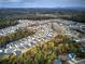 Aerial view of neighborhood with fall foliage at 419 Murphy Ave, Canton, GA 30114