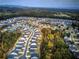 Aerial view of neighborhood with fall foliage at 419 Murphy Ave, Canton, GA 30114