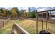 Fenced backyard with playset and deck at 419 Murphy Ave, Canton, GA 30114