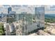 Aerial view of a modern cityscape with several high-rise buildings at 3325 Piedmont Ne Rd # 2904, Atlanta, GA 30305