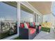 Relaxing balcony boasting city views and comfortable seating at 3325 Piedmont Ne Rd # 2904, Atlanta, GA 30305