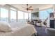 Bright bedroom with king bed and stunning city views at 3325 Piedmont Ne Rd # 2904, Atlanta, GA 30305