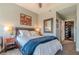 Charming bedroom with a comfortable bed and city views at 3325 Piedmont Ne Rd # 2904, Atlanta, GA 30305