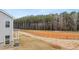 Backyard view showing lot line and treeline in distance at 13958 Conrad Court Ln, Covington, GA 30014