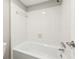 Simple bathroom with a shower/tub combo at 680 Branch Valley Ct, Roswell, GA 30076