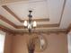 Dining room with tray ceiling and decorative border at 100 Meadow Lake Dr, Carrollton, GA 30116
