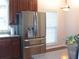 Stainless steel refrigerator in a well-lit kitchen at 100 Meadow Lake Dr, Carrollton, GA 30116