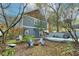 A spacious backyard with firepit and deck at 107 Howard Ne St, Atlanta, GA 30317