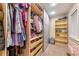 Large walk-in closet with shelving and drawers at 107 Howard Ne St, Atlanta, GA 30317