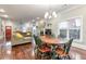 Bright dining area with hardwood floors and a charming wooden table at 107 Howard Ne St, Atlanta, GA 30317