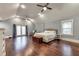 Spacious main bedroom with hardwood floors and access to balcony at 107 Howard Ne St, Atlanta, GA 30317