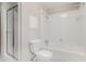 Clean bathroom with a shower/tub combo at 1883 Acuba Ln, Atlanta, GA 30345