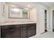 Bathroom boasts double vanity and granite countertops at 1883 Acuba Ln, Atlanta, GA 30345