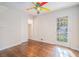 Bright bedroom with hardwood floors and French doors at 1883 Acuba Ln, Atlanta, GA 30345