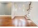 Bright entryway with hardwood floors and a staircase at 1883 Acuba Ln, Atlanta, GA 30345