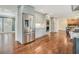 Modern kitchen with stainless steel appliances and gray cabinets at 1883 Acuba Ln, Atlanta, GA 30345