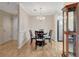 Dining room with hardwood floors and chandelier at 1800 Clairmont Lk # A-519, Decatur, GA 30033