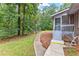 Pathway to screened porch and private backyard at 263 Weldon Rd, Palmetto, GA 30268