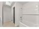 Clean bathroom with subway tile and a bathtub at 263 Weldon Rd, Palmetto, GA 30268