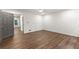Spacious bedroom with wood flooring and access to sunroom at 263 Weldon Rd, Palmetto, GA 30268