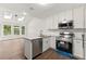 Bright kitchen with stainless steel appliances and an island at 263 Weldon Rd, Palmetto, GA 30268