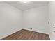 Laundry room with vinyl flooring and space for washer/dryer at 263 Weldon Rd, Palmetto, GA 30268