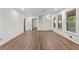 Spacious living area featuring hardwood floors and a ceiling fan at 263 Weldon Rd, Palmetto, GA 30268