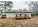 Brick house with a wooden deck and fenced backyard at 3743 Turner Heights Dr, Decatur, GA 30032