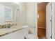 Bathroom with granite countertop and white vanity at 3743 Turner Heights Dr, Decatur, GA 30032