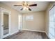 Bedroom with mirrored closet and carpet at 3743 Turner Heights Dr, Decatur, GA 30032