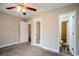Bedroom with mirrored closet doors and carpet at 3743 Turner Heights Dr, Decatur, GA 30032