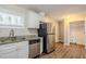 Kitchen with stainless steel appliances and granite countertops at 3743 Turner Heights Dr, Decatur, GA 30032