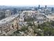 An aerial view shows the community within a vibrant cityscape, blending urban living with green spaces at 3481 Ne Lakeside Dr # 1508, Atlanta, GA 30326