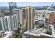 Attractive aerial view of the high rise complex and surrounding cityscape at 3481 Ne Lakeside Dr # 1508, Atlanta, GA 30326