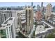 Incredible aerial view of the city skyline at 3481 Ne Lakeside Dr # 1508, Atlanta, GA 30326