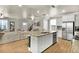 Modern kitchen with island and stainless steel appliances at 2652 Tilson Rd, Decatur, GA 30032