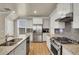 Modern kitchen with stainless steel appliances and granite countertops at 2652 Tilson Rd, Decatur, GA 30032