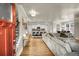 Open living space with hardwood floors and kitchen view at 2652 Tilson Rd, Decatur, GA 30032