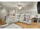 Spacious living room with hardwood floors and open floor plan at 2652 Tilson Rd, Decatur, GA 30032