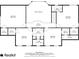 Second floor plan with dimensions at 2290 Spencers Way, Stone Mountain, GA 30087