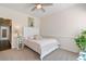 Cozy bedroom with ceiling fan and neutral decor at 2311 Shoreline Pkwy, Villa Rica, GA 30180