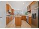 Large kitchen with island, stainless steel appliances, and ample counter space at 2311 Shoreline Pkwy, Villa Rica, GA 30180