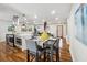 Open concept kitchen with breakfast nook and island at 1464 Sanden Ferry Dr, Decatur, GA 30033