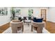 Modern living room featuring hardwood floors and comfy seating at 1464 Sanden Ferry Dr, Decatur, GA 30033
