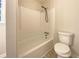 Clean bathroom with a shower/tub combo and toilet at 24 Valerie Ln, Powder Springs, GA 30127